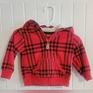 Carter's Plaid Baby Hoodie